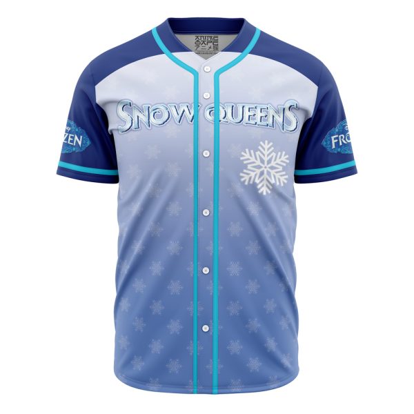 Elsa Frozen V1 Baseball Jersey For Fans