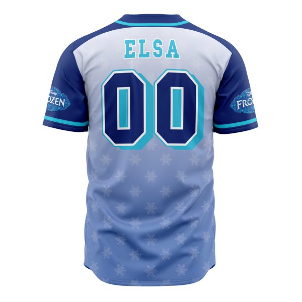 Elsa Frozen V1 Baseball Jersey For Fans - Image 3