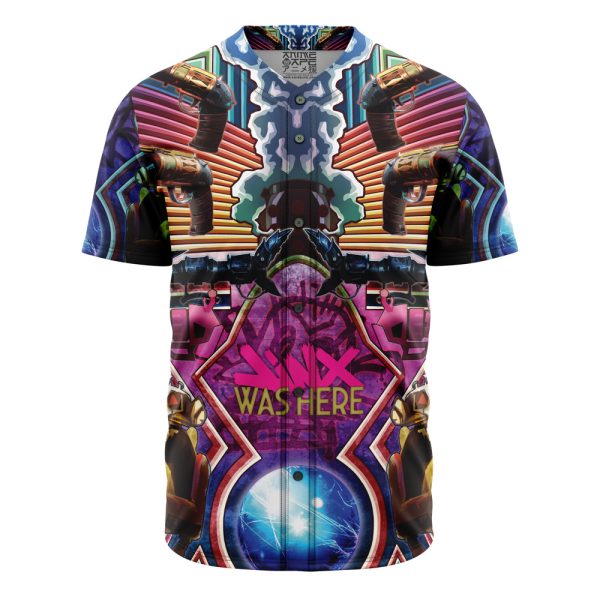 Trippy Jinx Arcane League of Legends Baseball Jersey For Fans Without Piping