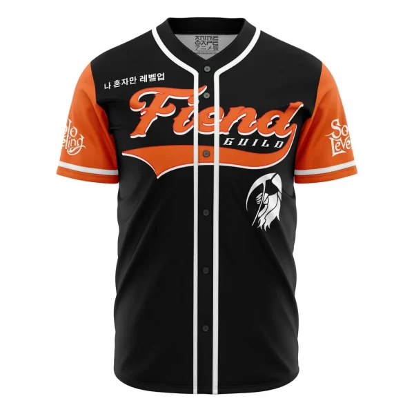 Fiend Guild Solo Leveling Baseball Jersey For Fans