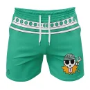 Nami Straw Hat One Piece Gym Shorts Beach Shorts