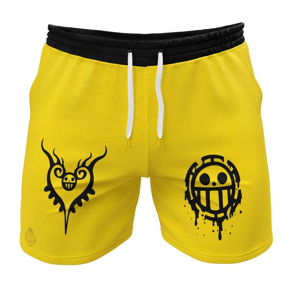 Trafalgar Law One Piece Gym Shorts Beach Shorts