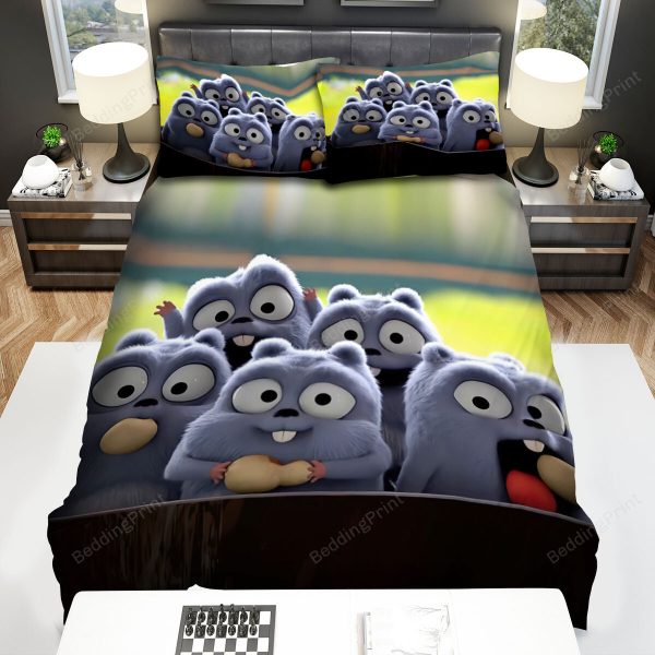 Grizzy And The Lemmings The Lemmings Illustration Bedding Ensemble Duvet Cover Set Bedroom Decor