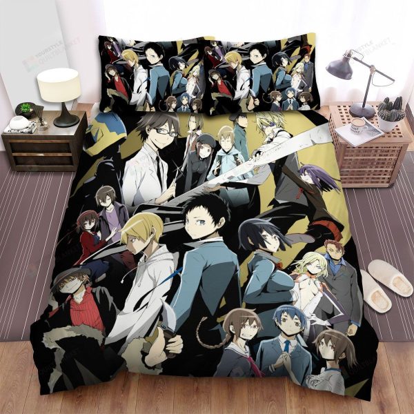 Durarara!! Anime Characters Bedroom Bedding Ensemble Duvet Cover Set Home Decor