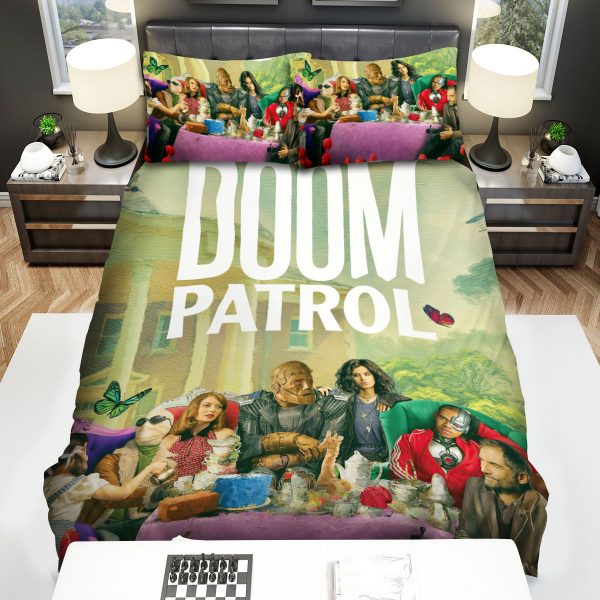 Doom Patrol Movie Poster 6 Bedroom Bedding Ensemble Duvet Cover Set Home Decor