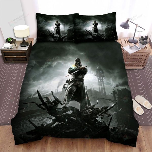 Dishonored Game Promo Poster Home Collection Bedding Set Bedroom Decor