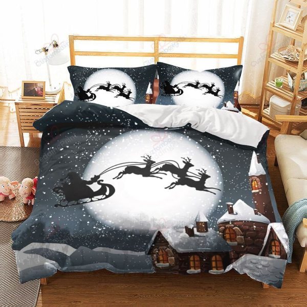 Christmas Eve Great Gifts For Christmas Holiday Home Collection Bedding Set Bedroom Decor
