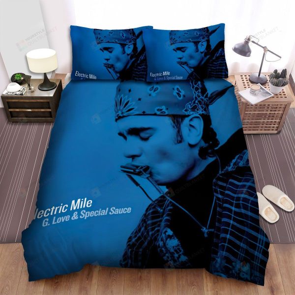 G. Love & Special Sauce Music Electric Mile Album Bedding Ensemble Duvet Cover Set Bedroom Decor