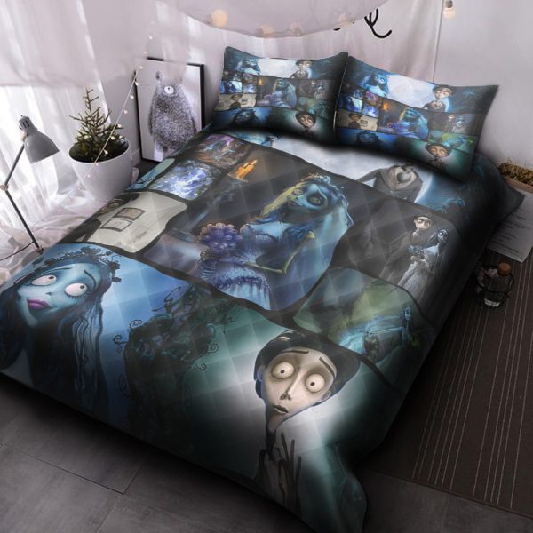Corpse Bride Style 1 Bedding Ensemble Duvet Cover Set Bedroom Decor