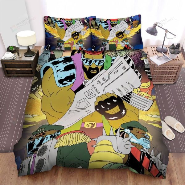 Free The Universe Album Cover Major Lazer Home Collection Bedding Set Bedroom Decor