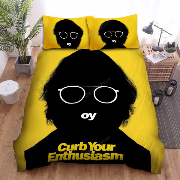 Curb Your Enthusiasm Movie Poster Art Bedroom Bedding Ensemble Duvet Cover Set Home Decor
