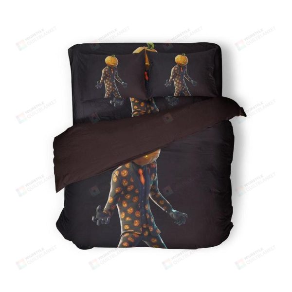 Fortnite Jack Gourdon Coll Bedding Ensemble Duvet Cover Set Bedroom Decor