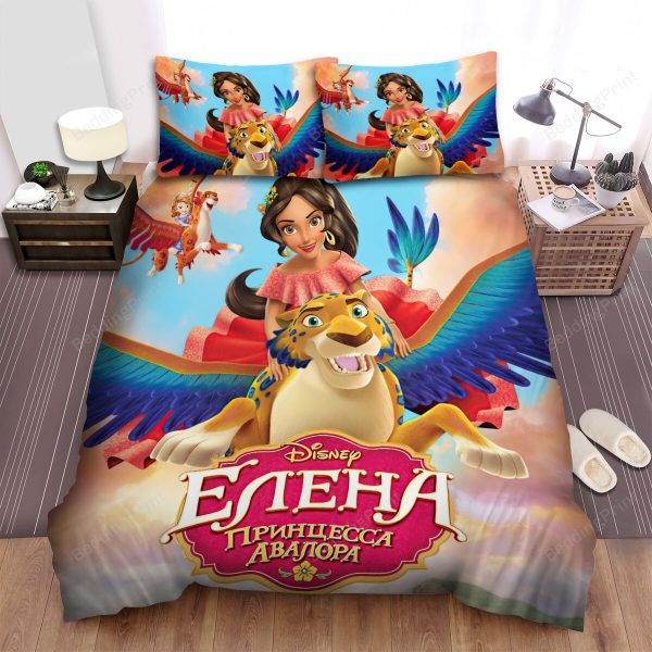 Elena Of Avalor The Poster Bedding Ensemble Duvet Cover Set Bedroom Decor