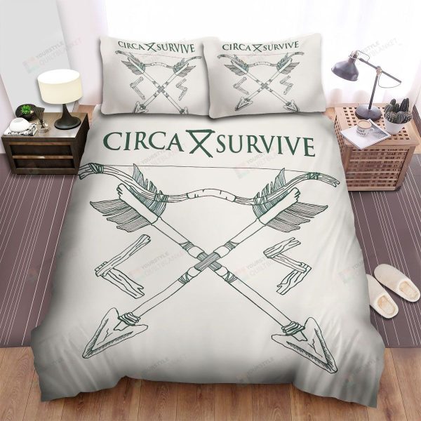 Circa Survive Band Arrow Album Cover Bedroom Bedding Ensemble Duvet Cover Set Home Decor