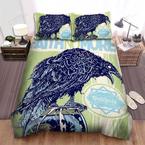 Faith No More The 2nd Coming Poster Bedding Ensemble Duvet Cover Set Bedroom Decor