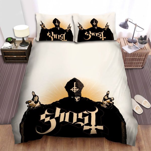Ghost Music Band Raise Your Hand Bedroom Bedding Ensemble Duvet Cover Set Home Decor