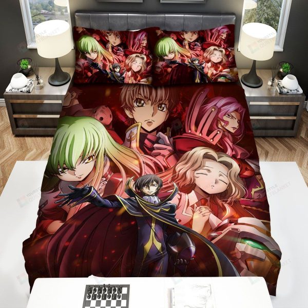 Code Geass Lelouch Of The Rebellion Movie Initiation Bedroom Bedding Ensemble Duvet Cover Set Home Decor