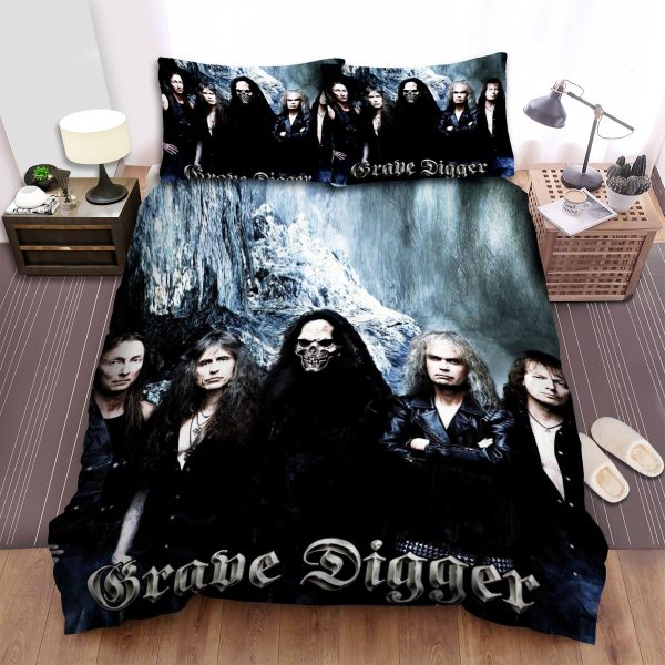 Diggers Band Ice Bedroom Bedding Ensemble Duvet Cover Set Home Decor