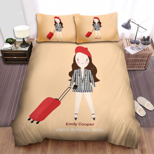 Emily In Paris Movie Art 3 Bedroom Bedding Ensemble Duvet Cover Set Home Decor