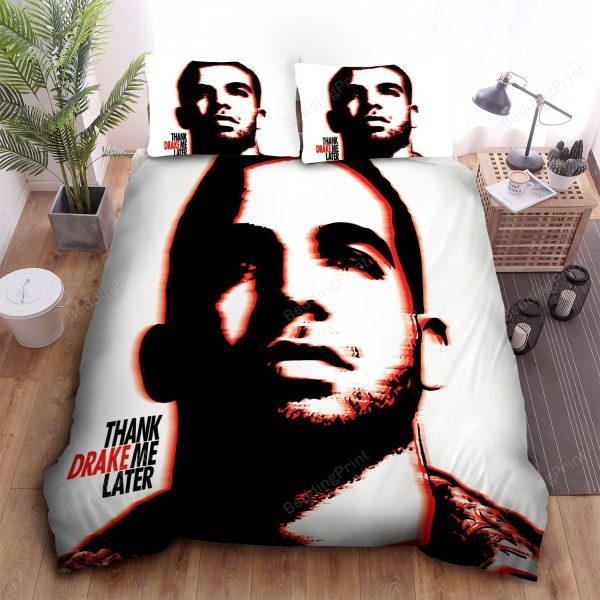 Drake Thank Me Later Album Art Cover Bedroom Bedding Ensemble Duvet Cover Set Home Decor