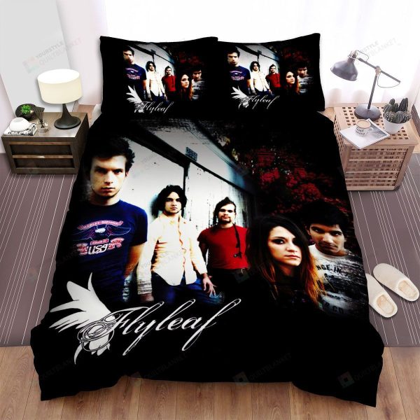 Flyleaf Portrait Of The Band So Cool Bedding Ensemble Duvet Cover Set Bedroom Decor