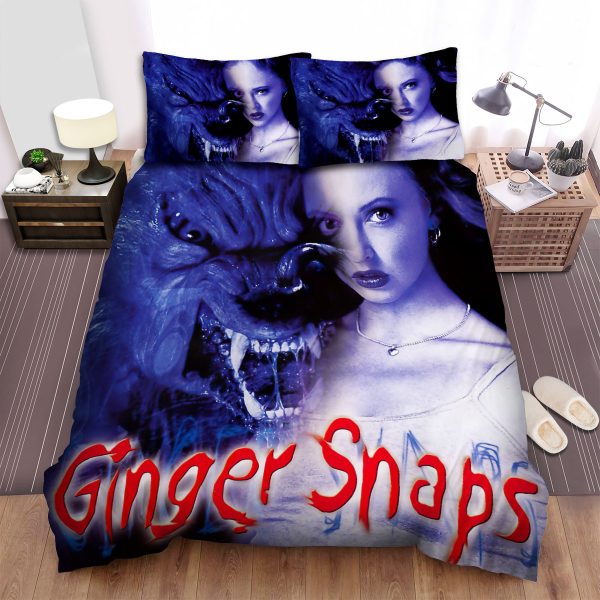 Ginger Snaps Movie Poster 1 Bedding Ensemble Duvet Cover Set Bedroom Decor