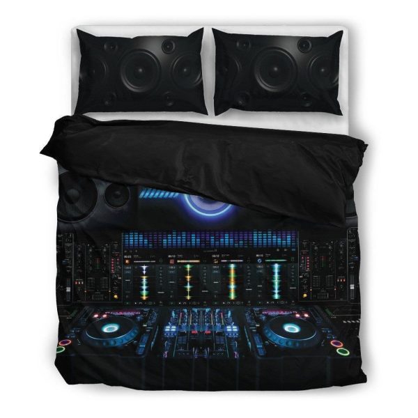 DJ Music Themed Home Collection Bedding Set Bedroom Decor