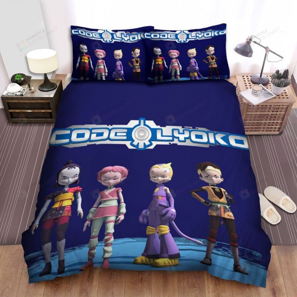 Code Lyoko The Poster Bedroom Bedding Ensemble Duvet Cover Set Home Decor