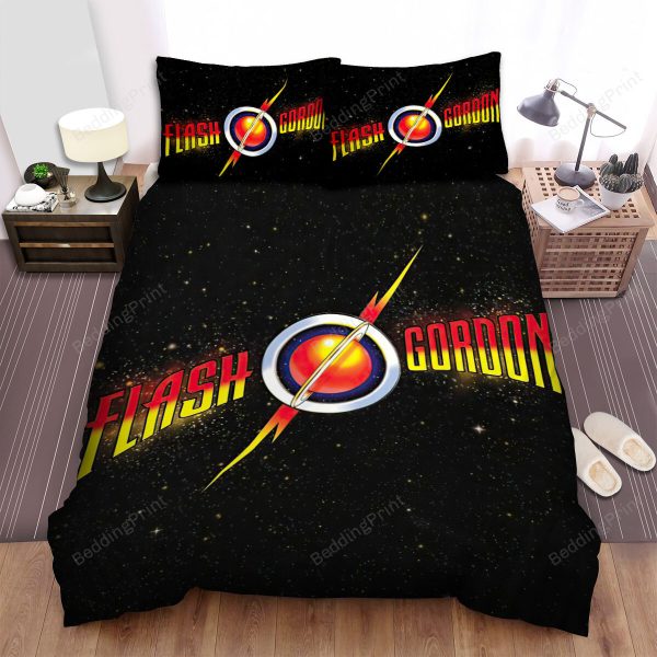 Flash Gordon Dvd Disc Bedding Ensemble Duvet Cover Set Bedroom Decor