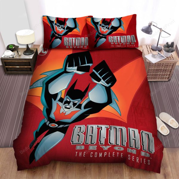 Batman Beyond Series Poster 8 Bedroom Bedding Ensemble Duvet Cover Set Home Decor