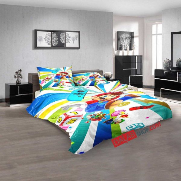 Anime Super Mario D 3d Home Collection Bedding Set Bedroom Decor