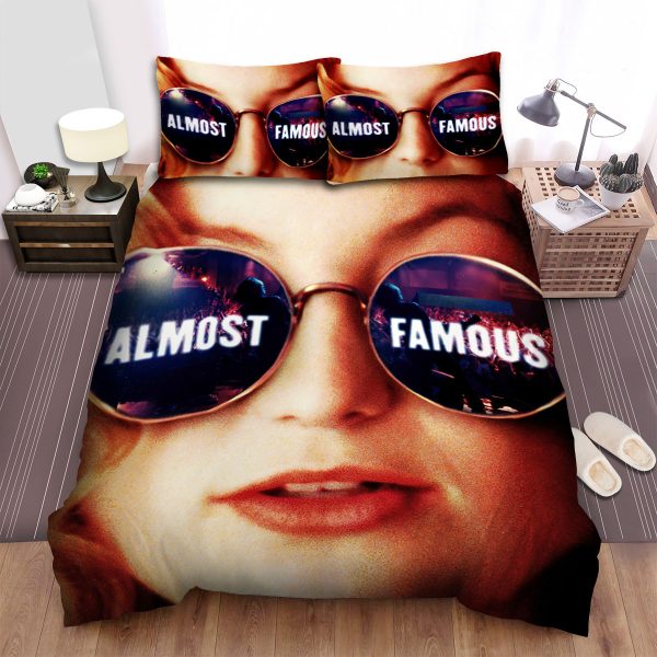 Almost Famous (2000) Movie Seeing Famous Through Glasses Poster Bedroom Bedding Ensemble Duvet Cover Set Home Decor