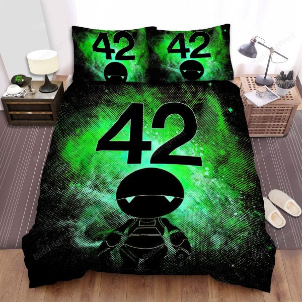 Anime Art Galaxy Bedding Ensemble Duvet Cover Set Bedroom Decor