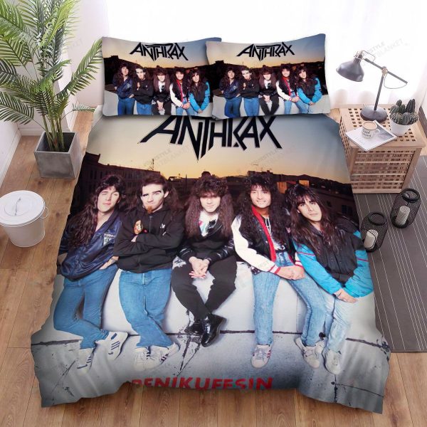 Anthrax Band Members Bedding Ensemble Duvet Cover Set Bedroom Decor