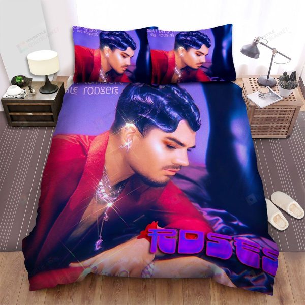 Adam Lambert Roses Album Cover Bedroom Bedding Ensemble Duvet Cover Set Home Decor