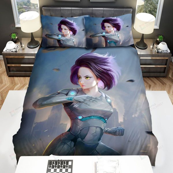 Alita: Battle Angel Berserker Body Poster Home Collection Bedding Set Bedroom Decor