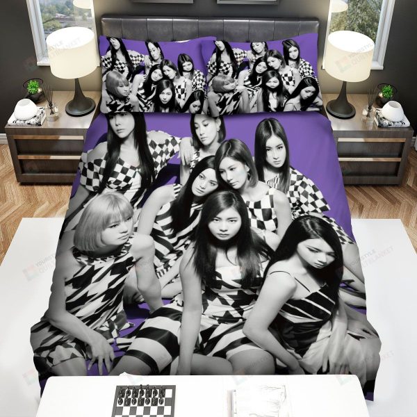 After School Dress To Kill Album Cover Purple Version Bedroom Bedding Ensemble Duvet Cover Set Home Decor
