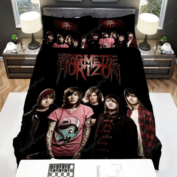 Bring Me The Horizon - 5 Memmbers Bedroom Bedding Ensemble Duvet Cover Set Home Decor