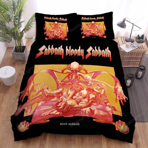 Black Sabbath Sabbath Bloody Sabbath Bedding Ensemble Duvet Cover Set Bedroom Decor