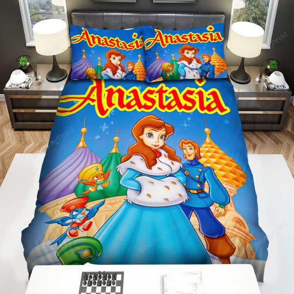 Anastasia Movie Poster Art Bedding Ensemble Duvet Cover Set Bedroom Decor