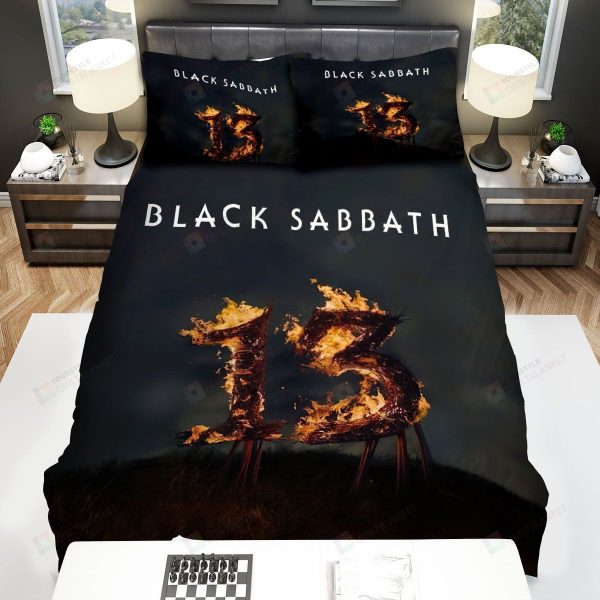 Black Sabbath 13 Album Cover Bedroom Bedding Ensemble Duvet Cover Set Home Decor