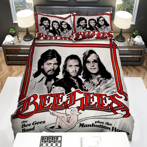 Bee Gees Band Bedroom Bedding Ensemble Duvet Cover Set Home Decor