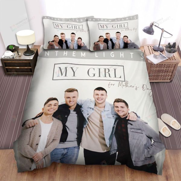 Anthem Lights Album Cover My Girl Bedroom Bedding Ensemble Duvet Cover Set Home Decor