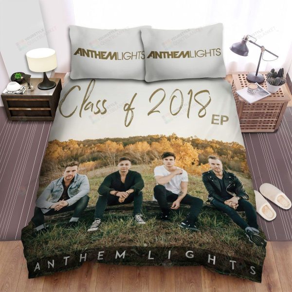 Anthem Lights Album Cover Yellow Cavalier Home Collection Bedding Set Bedroom Decor