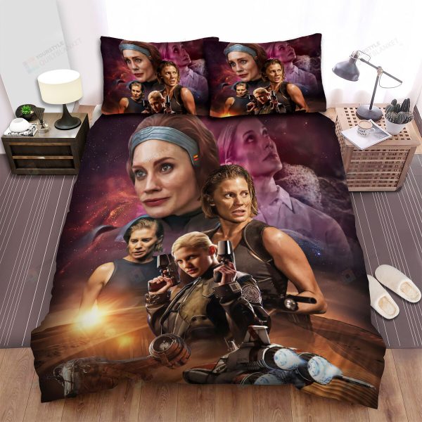 Battlestar Galactica (2004-2009) Spaceship Movie Poster Bedding Ensemble Duvet Cover Set Bedroom Decor