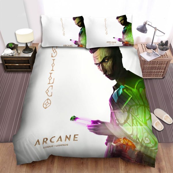 Arcane (2021) Movie Silco Poster Bedroom Bedding Ensemble Duvet Cover Set Home Decor