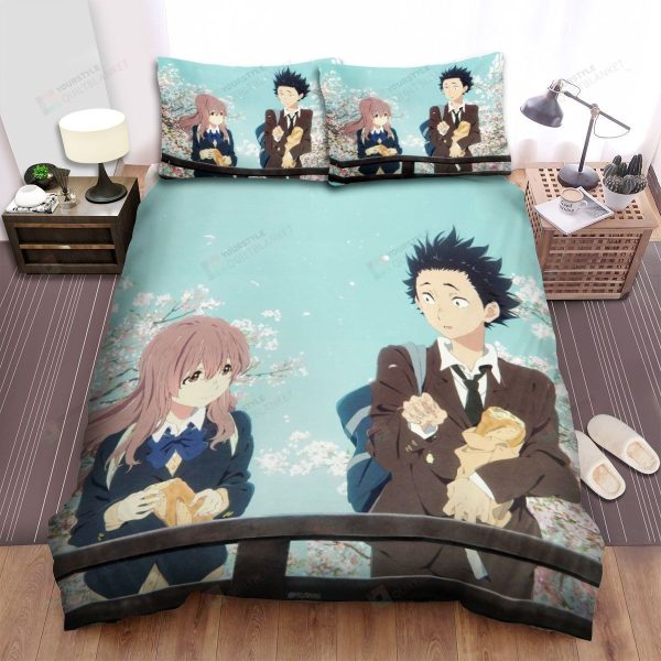A Silent Voice Anime Bedroom Bedding Ensemble Duvet Cover Set Home Decor