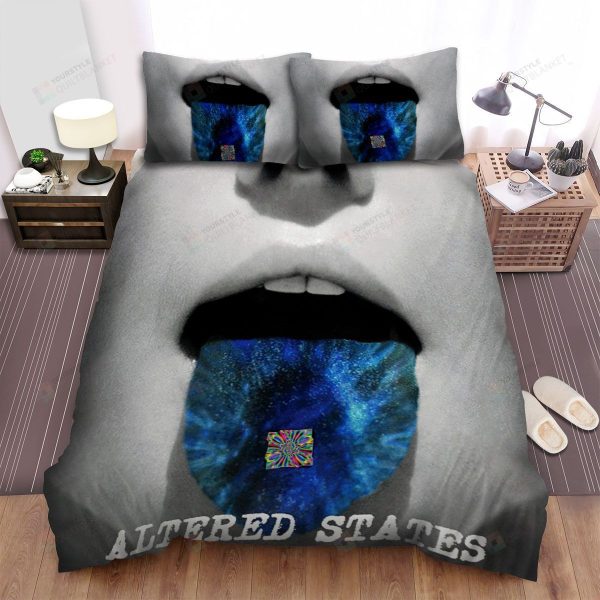 Altered States Blue Tongue Movie Poster Bedroom Bedding Ensemble Duvet Cover Set Home Decor