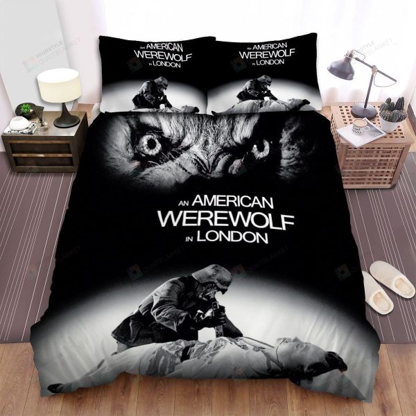An American Werewolf In London Poster 3 Bedding Ensemble Duvet Cover Set Bedroom Decor
