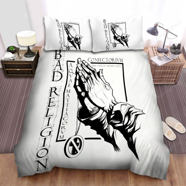Bad Religion Band Hand Art Home Collection Bedding Set Bedroom Decor